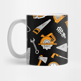 Construction Tools Patter Mug